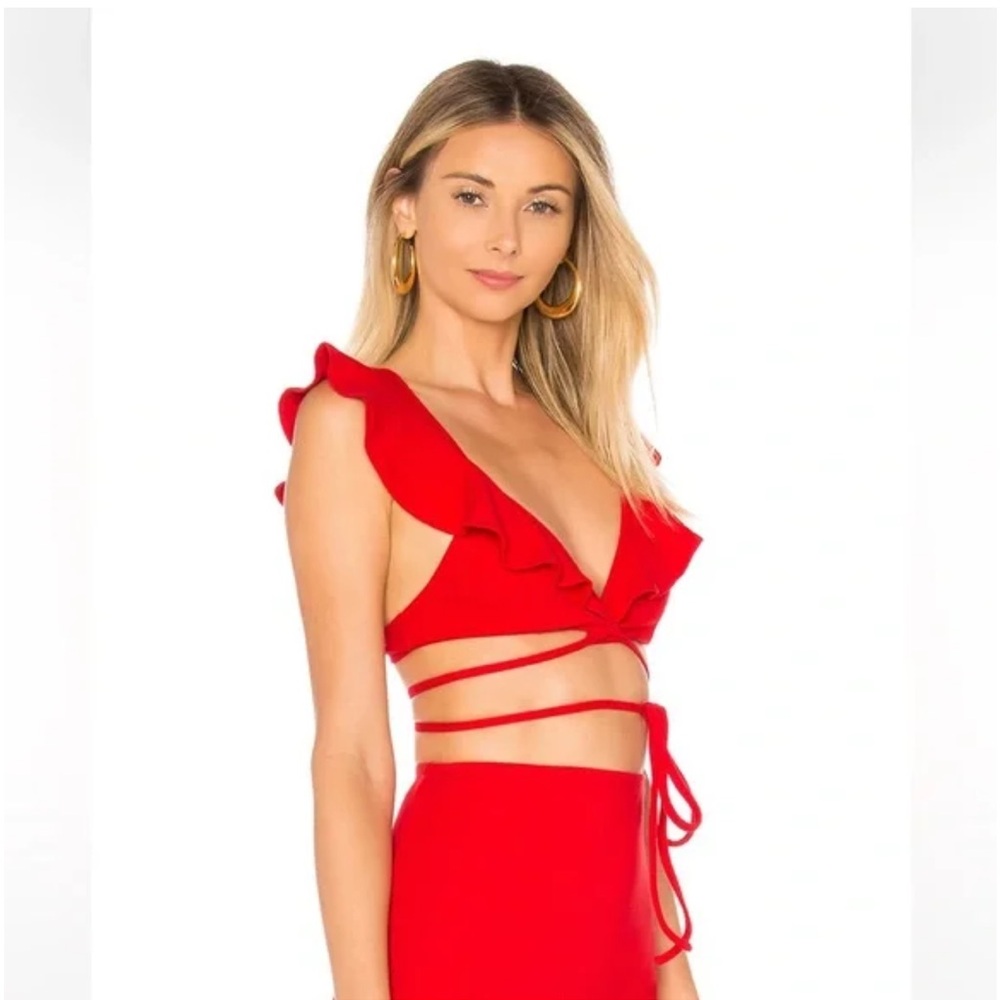 Lovers + Friends Red Top